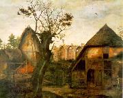 DALEM, Cornelis van Landscape with Farm oil painting on canvas